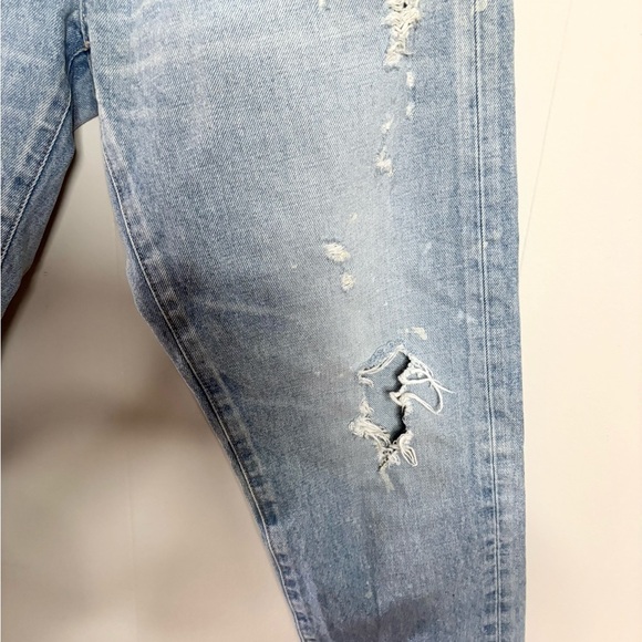 Moussy Vintage light wash straight leg distressed jeans size 29 - Picture 3 of 7